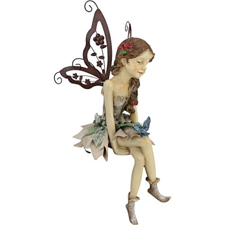 Fannie hagefeen sittende statue, 21 cm, polyresin, full DXGHC