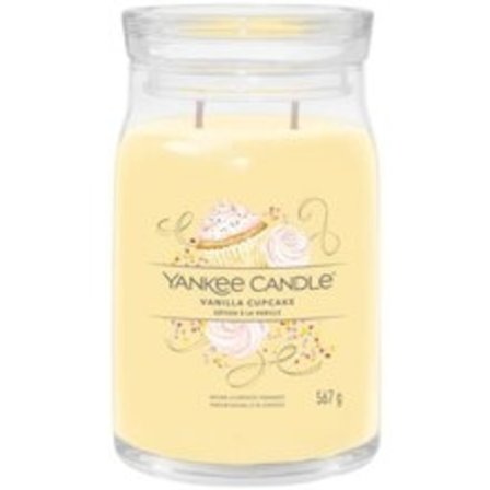 Yankee Candle - Yankee Candle Vanilla Cupcake Signature Candle ( vanilkový košíček ) - Vonná svíčka 567.0g