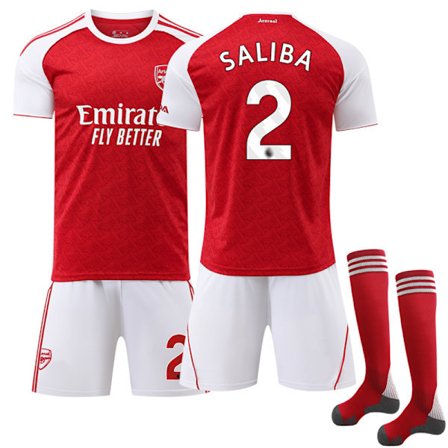 2025-2026 Arsenalin Koti Lasten Jalkapallopaita Setti Sukkien Kanssa Nro. 7 Saka 28 No.7 28