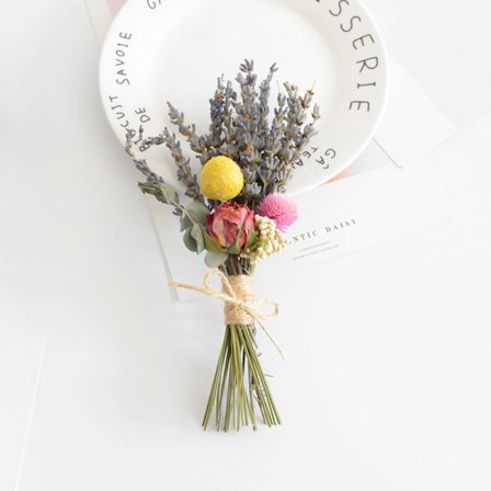 Evig Blomst Tørret Blomst Festival Gave Mini Lille Blomsterbuket Aromaterapi Flaske Brystblomst