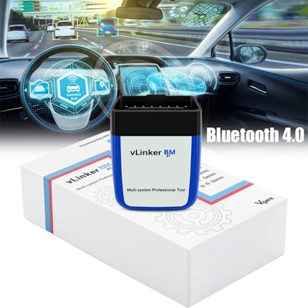 Vgate Vlinker BM+ OBD2 V2.2 Bluetooth Dobbeltmodus 4.0 Diagnostisk Bilfeildetektor Kompatibel for Android/for IOS