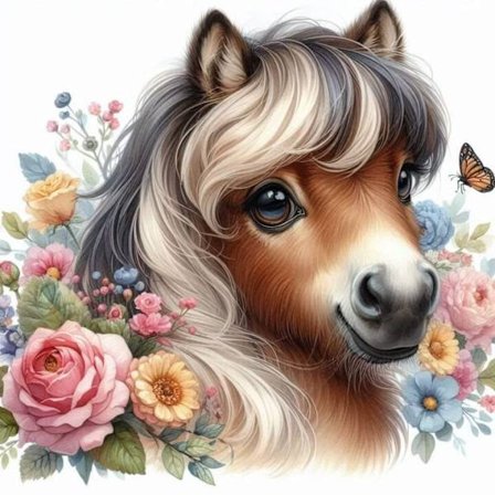 Barnrum Poster med Enhörning A4