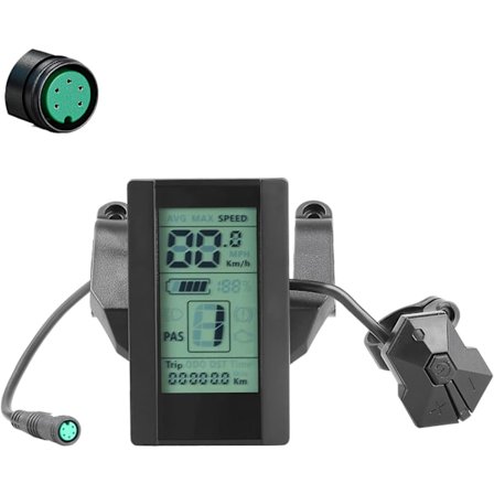 Display för Ebike: for 8Fun BBS02 BBSHD BBS01 Electric Mid Drive Kit, kompatibel med motor med UART