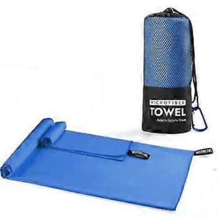 2-pak Mikrofiber Rejsehåndklæde, Hurtigtørrende Håndklæde Campinghåndklæde Strandhåndklæder, Super Absorberende