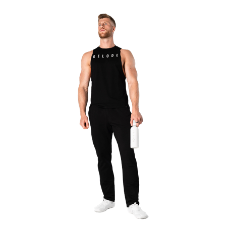 Træningsjakker & Veste Relode Unity Træningstop Sort - Bodyman.dk