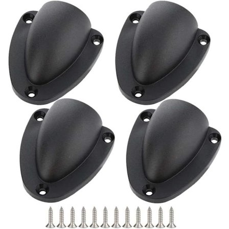 4 stk vifte mage marine båt kabelhette plast viftehetter