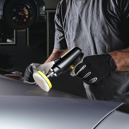 Poleringssats trådlös vaxmaskin bilvård liten slipmaskin billacksrep reparation elektrisk rengöringsborste(svart)