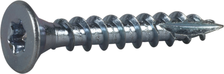 ESSVE 123195 Träskruv 6 mm Ø, TX30, helgängad, försänkt, FZB 40 mm, 200-pack, Infästning