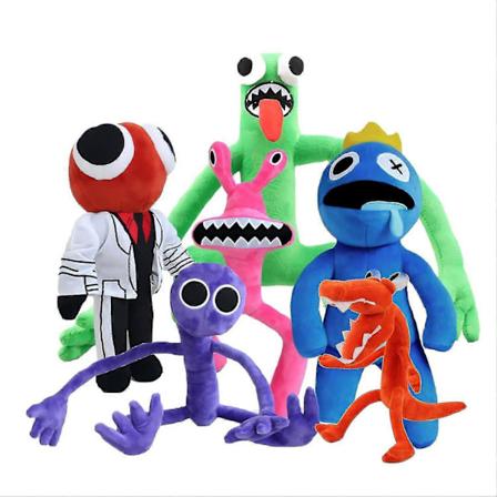 Rainbow Friends Plyschleksak Fylld Djurdocka Plushies Skräckspel För Halloween Julhelger[HK] 25cm red big eye