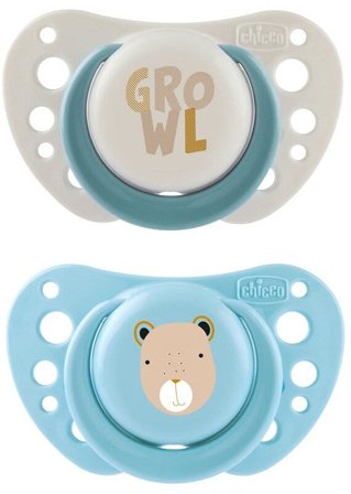 Chicco Succhietti PhysioForma Air Azzurro Silicone 2-6 Mesi 2