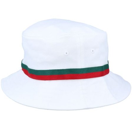 Flexfit - Vit bucket Hatt - Stripe White Bucket @ Hatstore
