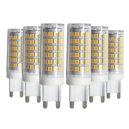 6 kpl G9 9W 76LED 2835smd Maissi LED-lamppu 110-240V