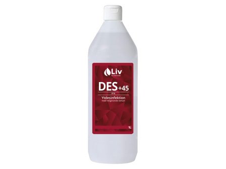 Liv Ytdesinfektion Des +45 1L - Lyreco - Städ och hygien > Desinfektionsmedel > Ytdesinfektion