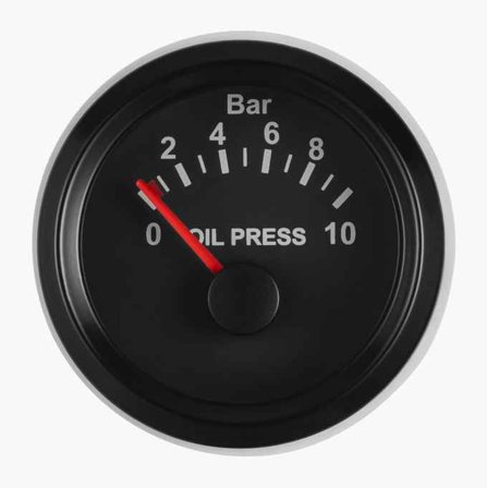 Oljetrycksmätare analog - Biltema