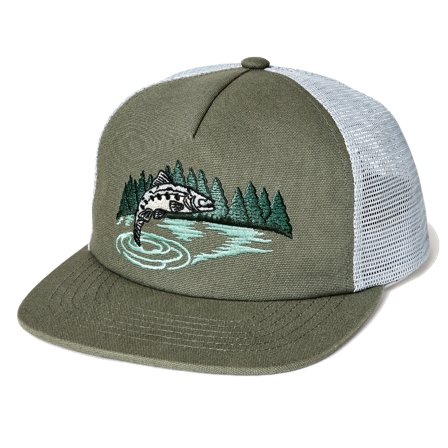 Filson Trout Trucker Mesh Cap Dusty Pine
