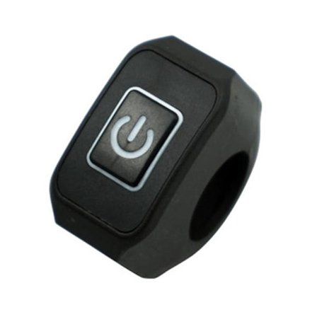 Motorcykel Styre Switch Med Led Lampa Momentry Knapp För Elbil 22mm