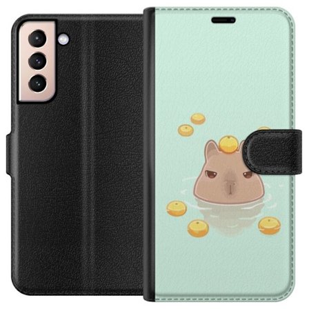 Kompatibelt Plånboksfodral till Samsung Samsung Galaxy S21 Capybara