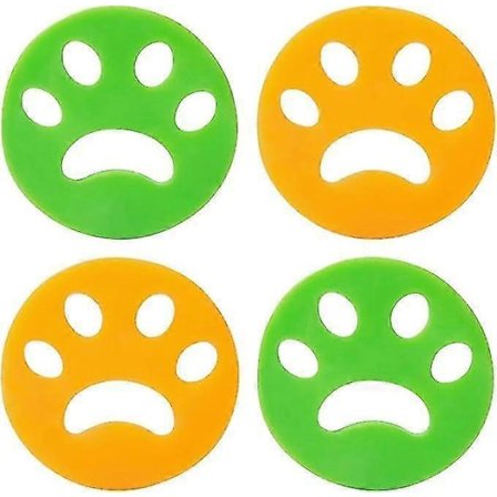 Hårborttagare för husdjur för tvätt, 4 st återanvändbara verktyg för att ta bort hund- och katthår Tar bort päls, hår, ludd, mjäll från kläder och 