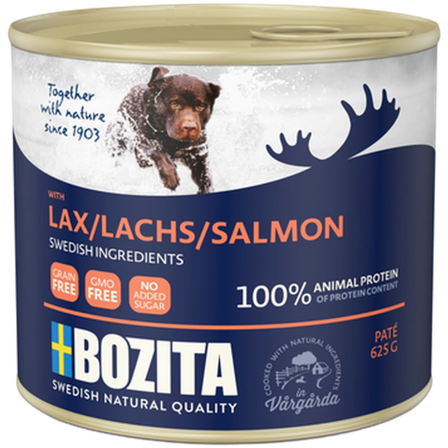 Bozita Hund - Naturals Laksepaté 625 g - Hund - Hundefôr & hundemat - Våtfôr & våtmat - ZOO.no