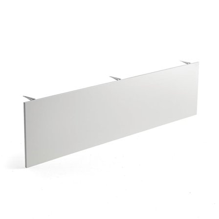 Sichtblende QBUS, 2000x500 mm, weiß