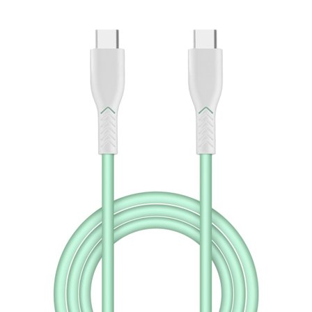 Snabb Laddningskabel Dubbelhuvud Hane till Hane Type-C Datakabel 60W för Laptop Laddning och Dataöverföring, 100cm