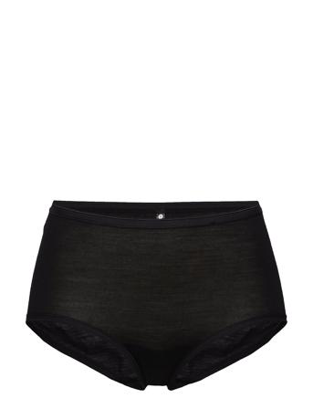Jbs Of Dk Maxi Brief Wool Lingerie Panties High Waisted Panties Svart JBS Of Denmark*Betinget Tilbud
