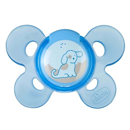 Chicco Succhietto Physio Comfort Boy Silicone 0-6m 2 Pezzi