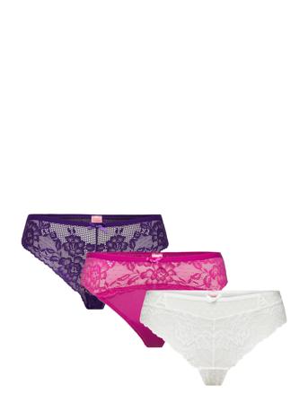 3-Pack Bianca Boxerstring Stringtruse Undertøy Rosa Hunkemöller*Betinget Tilbud