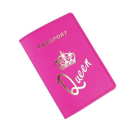 Passdeksel Kredittkort Passholder ROSE RED