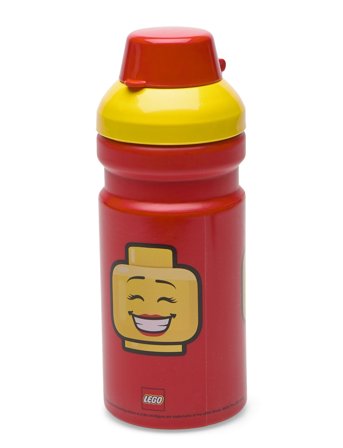 LEGO STORAGE | Lego Drinking Bottle City | 6X 6X 17CM