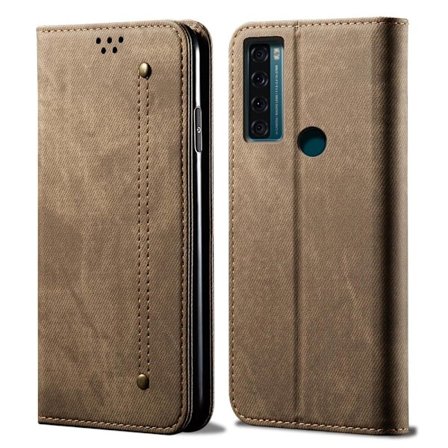 Jeans Tcl 20 Se Flip Etui - Khaki