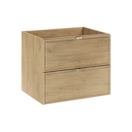 60 cm allaskaappi 2 laatikolla - L 60 x P 46 x K 50 cm - Caldera vaalea