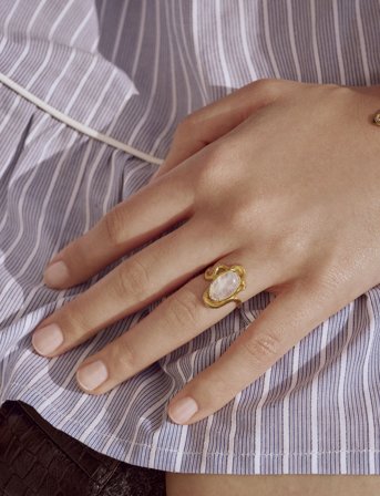 Maanesten Siren Ring - Gold - 53