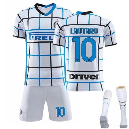Barnfotbollströja Fotbollströja Hemma Borta Träningströja 21/22 20 21 Bortaställ Lautaro 10 20 21 Away Kit Lautaro 10