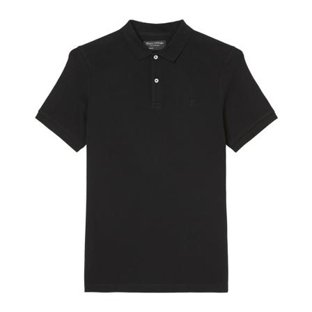Marc O'Polo Short sleeve Polotröja in piqué fabric svart, Herr, Herr, Storlek: XS