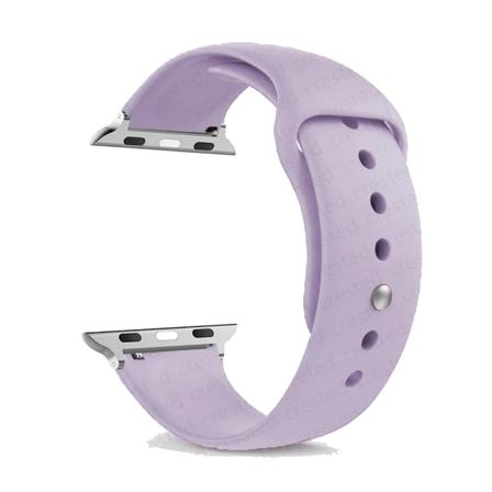 rem För Apple Watch -band 40mm 44mm 49mm 45mm 41mm 38mm 42mm Silikonbältesarmband iWatch series se 9 8 7 6 5 3 ultra 2 band lavender 42 44 45 49 mm