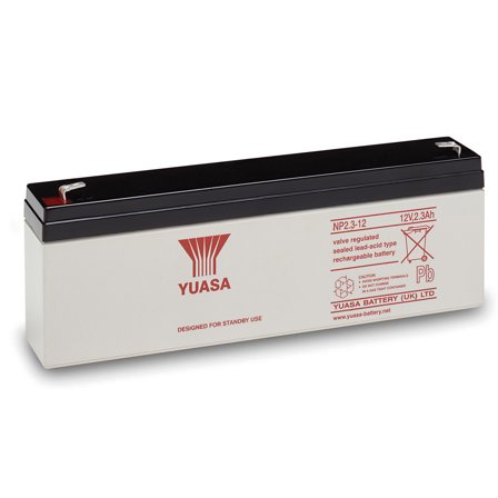 Yuasa NP2.3-12 Blybatteri ventilregulert, 12 V 2,3 Ah, Elfordeling & strømforsyning