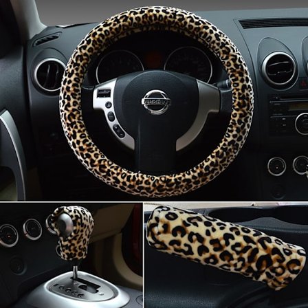 Leopard Print Cover för kvinnor, Leopard Steering Wh