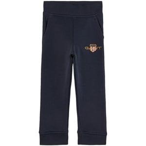 Kids - GANT Navy Archive Shield Sweatpants - Bottoms - 92 cm - Navy