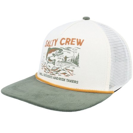Salty Crew - Wit trucker Cap - Nature Vibes Birch Trucker @ Hatstore