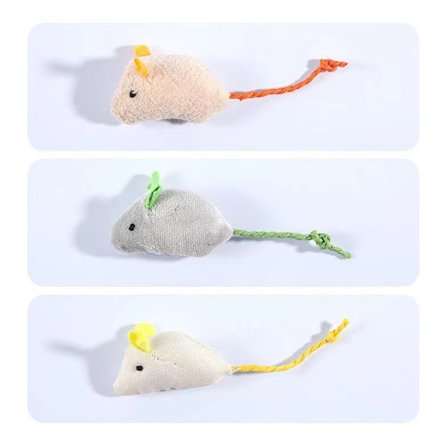 3-pakke katteleker kattemynteleker katteleker for innendørs katter voksne