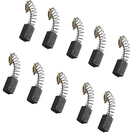 10 stk. kulbørster motor kulbørster motor kulbørster, 6,5x7,5x12,5 mm