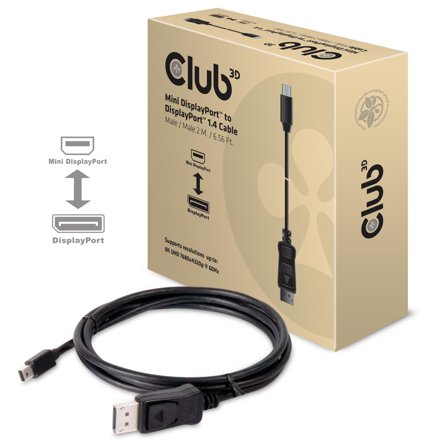 Club 3D DisplayPort-kabel - 2 m
