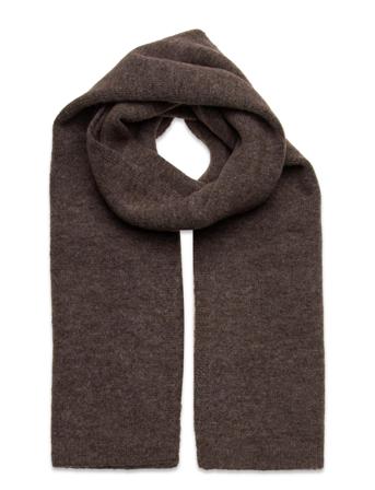J Scarf Knit Summit 34X180Cm Accessories Scarves Winter Scarves Brun Lindex