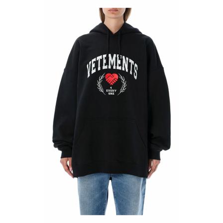 Vetements Strik Ua53Hd420B1606 Sort, Herre Hættetrøjer