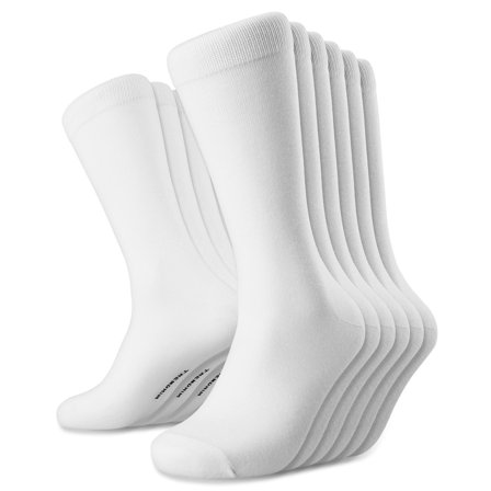 FreeFeel | Lot de 6 paires de chaussettes blanches en bambou for Men
