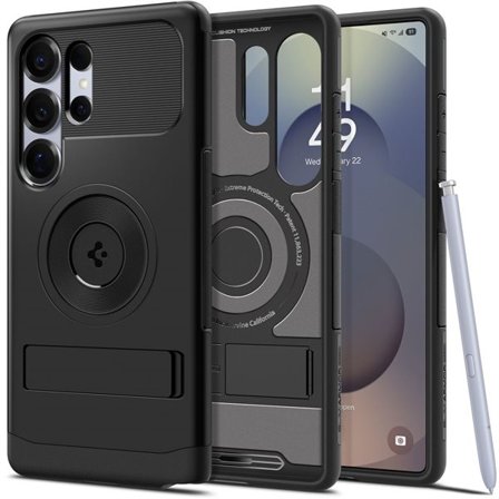 Spigen Slim Armor Mag MagSafe-etui til Samsung Galaxy S25 Ultra - Sort
