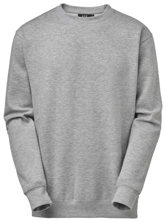 South West Basic Sweatshirt gråmelerad Gråmelerad, Kläder