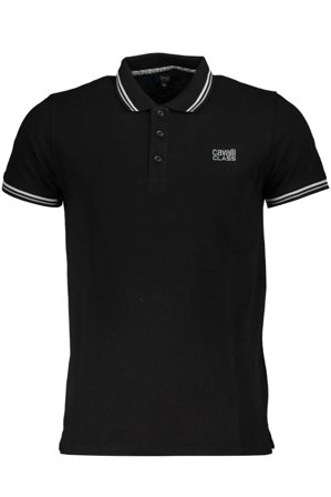 Cavalli Class Polo Maniche Corte Uomo Nero