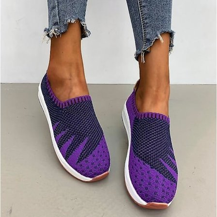 Mode Dam Flats Slip-on Mesh Light Sneakers